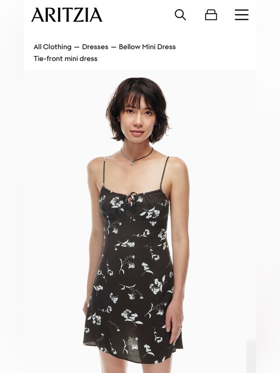 Aritzia Other - Aritzia Wilfred Bellow Mini Dress